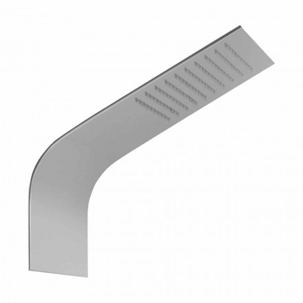 Soffione Doccia in Acciaio Slim con Getto a Pioggia Made in Italy - Vispo Viadurini