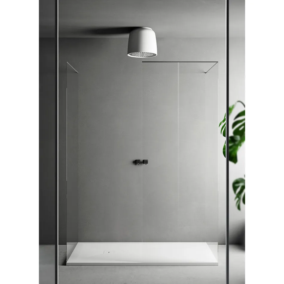 Soffione Doccia in Solid Surface Luxolid Made in Italy - Lallio Viadurini