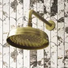 Soffione Doccia Monogetto in Ottone Design Classico Made in Italy - Tenco Viadurini