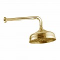 Soffione Doccia Monogetto in Ottone Design Classico Made in Italy - Tenco