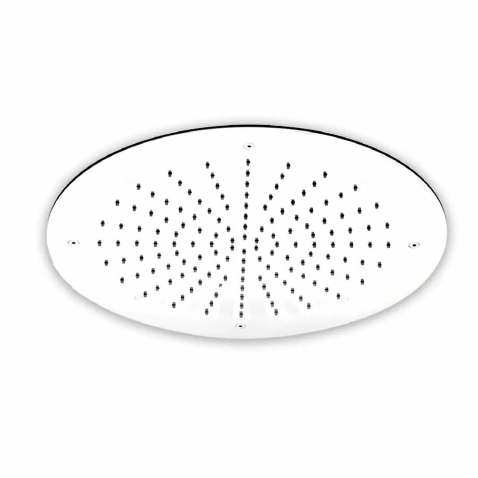 Soffione Doccia Rotondo Monogetto in Acciaio Inox Made in Italy - Zolfo  Viadurini