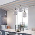Sospensione in Ferro con Vetri Pyrex Made in Italy - Amazonia