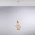 Sospensione in Ferro con Vetro Pyrex Made in Italy - Olimpo
