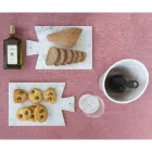 Sottobicchieri moderni in Marmo Colorato Made in Italy, 2 Pezzi - Nessa Viadurini