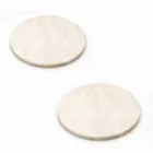 Sottobicchieri moderni in Marmo Colorato Made in Italy, 2 Pezzi - Nessa Viadurini