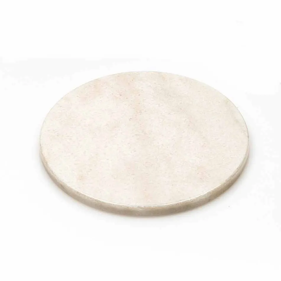 Sottobicchieri moderni in Marmo Colorato Made in Italy, 2 Pezzi - Nessa Viadurini