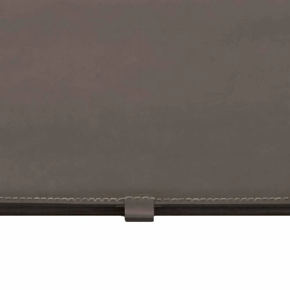 Sottomano di Design in Cuoio Rigenerato Apribile Made in Italy - Aristotele Viadurini