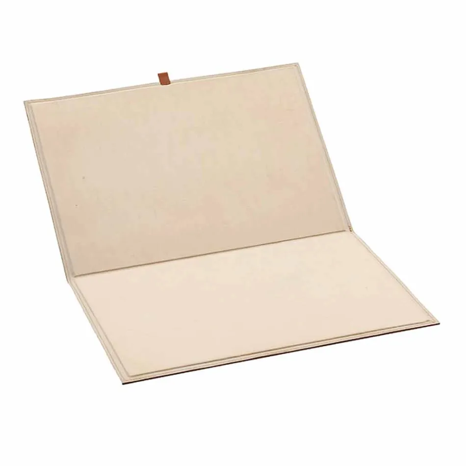 Sottomano di Design in Cuoio Rigenerato Apribile Made in Italy - Aristotele Viadurini