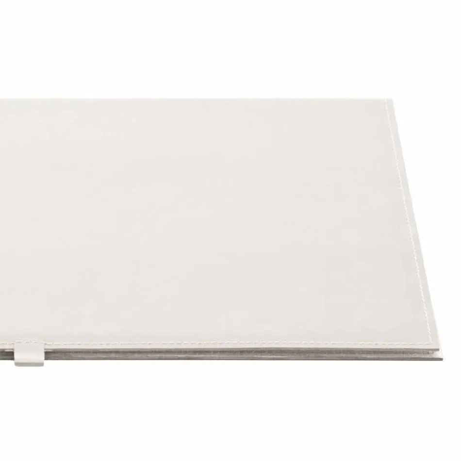 Sottomano di Design in Cuoio Rigenerato Apribile Made in Italy - Aristotele Viadurini