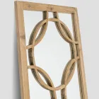 Specchiera 156x83 cm in Legno di Pino Naturale Invecchiato - Agosta Viadurini
