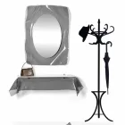 Specchiera a muro design moderno fumé Diva, made in Italy Viadurini