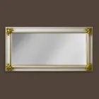 Specchiera a muro design moderno in legno a mano made in Italy Stefano Viadurini