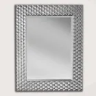 Specchiera a muro in legno argento o oro fatta in Italia Giuseppe Viadurini