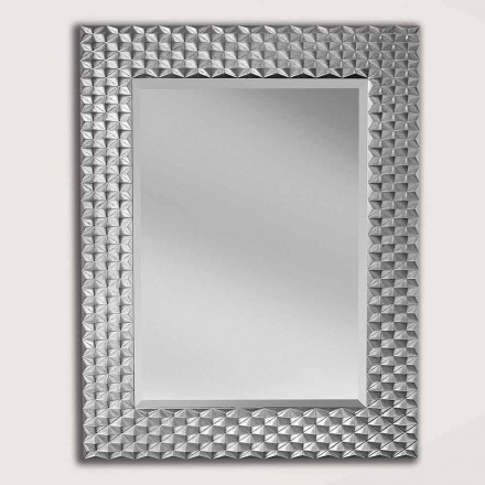 Specchiera a muro in legno argento o oro fatta in Italia Giuseppe Viadurini