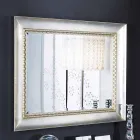 Specchiera a muro rettangolare legno abete a mano made in Italy Igor Viadurini