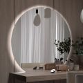 Specchiera con Retroilluminazione Led Solo sul Lato Circolare Made in Italy - Make