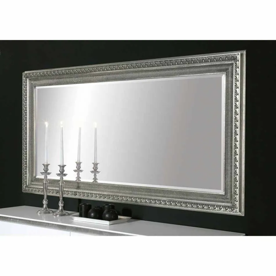 Specchiera da muro legno a mano design moderno made in Italy Claudio Viadurini