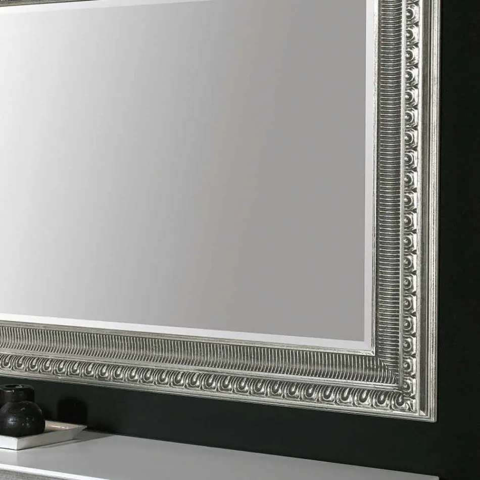 Specchiera da muro legno a mano design moderno made in Italy Claudio Viadurini