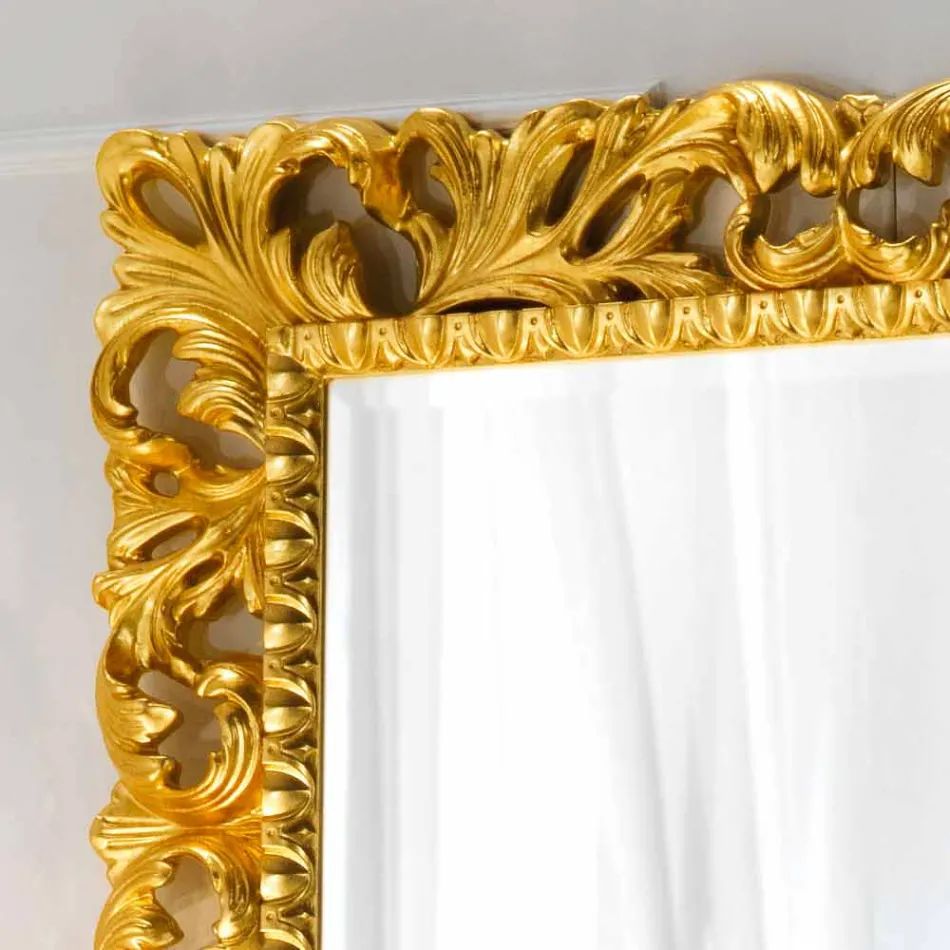 Specchiera da parete design classico Ives, 100x120 cm Viadurini