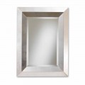 Specchiera da parete di design con cornice in legno Lotto