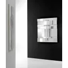 Specchiera da Parete di Design Moderno in Vetro e Metallo Made in Italy – Pallino Viadurini