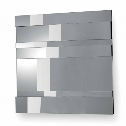 Specchiera da Parete di Design Moderno in Vetro e Metallo Made in Italy – Pallino Viadurini