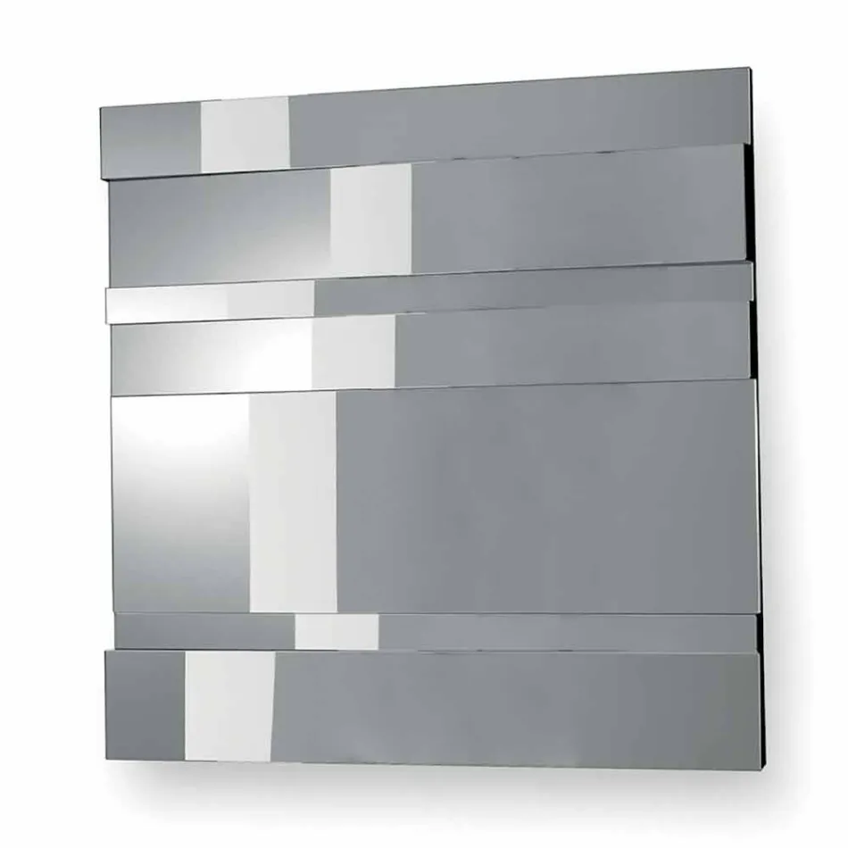 Specchiera da Parete di Design Moderno in Vetro e Metallo Made in Italy – Pallino Viadurini