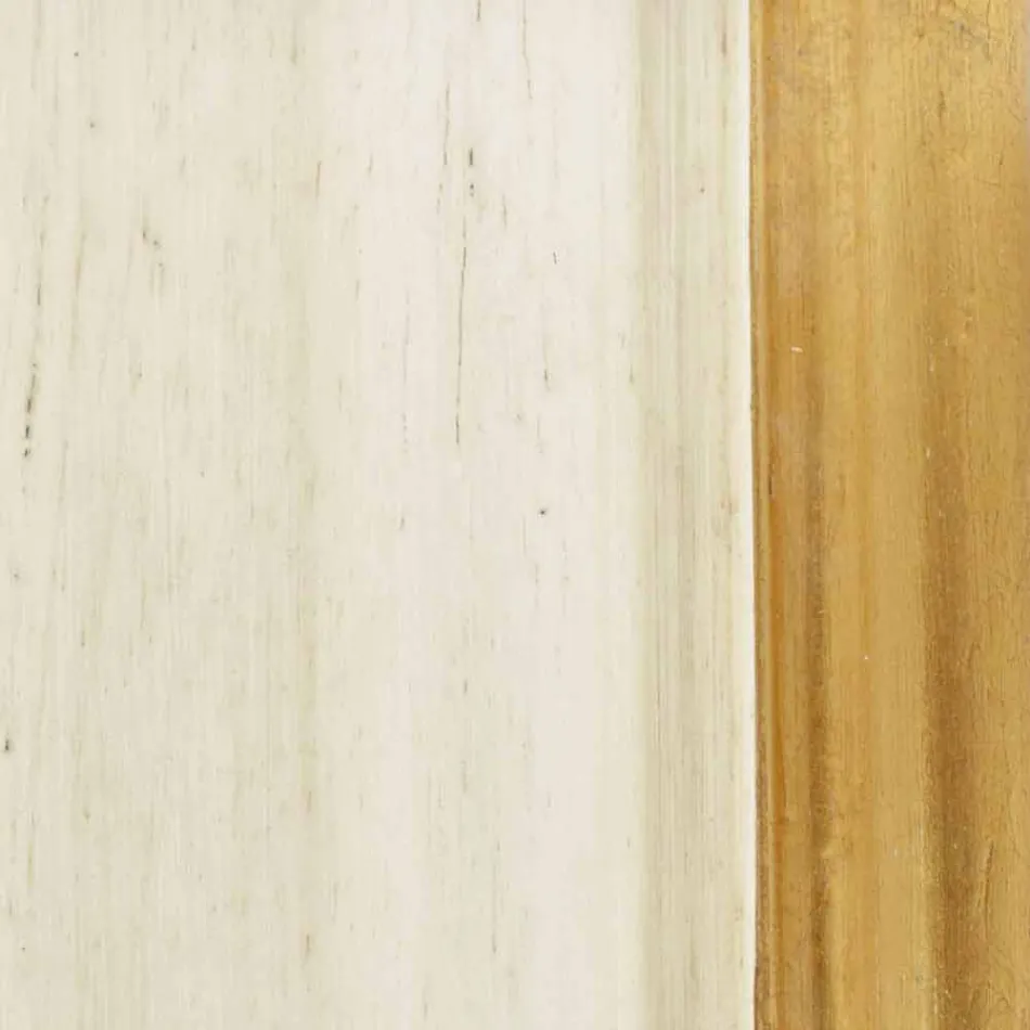 Specchiera da parete in legno di abete fatta a mano in Italia Maicol Viadurini