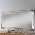 Specchiera da parete in legno moderna fatta in Italia a mano Piera