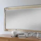 Specchiera da parete in legno moderna fatta in Italia a mano Piera Viadurini