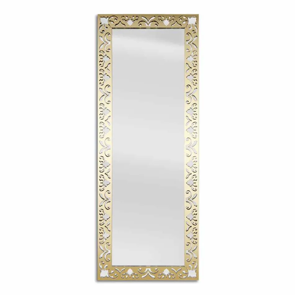 Specchiera da Parete in Plexiglass Oro Argento o Bronzo con Cornice - Nettare Viadurini