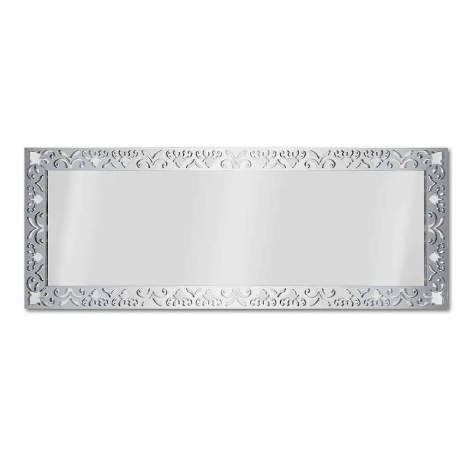 Specchiera da Parete in Plexiglass Oro Argento o Bronzo con Cornice - Nettare Viadurini
