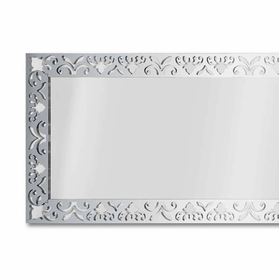 Specchiera da Parete in Plexiglass Oro Argento o Bronzo con Cornice - Nettare Viadurini