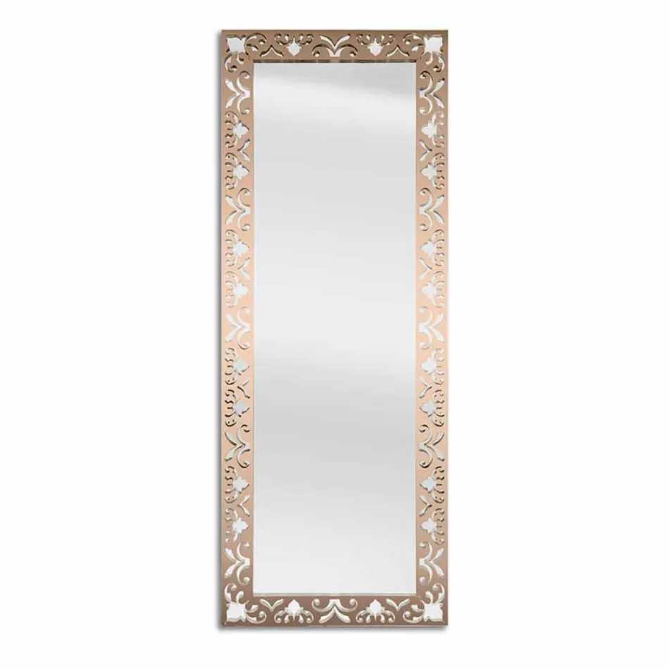 Specchiera da Parete in Plexiglass Oro Argento o Bronzo con Cornice - Nettare Viadurini
