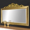 Specchiera da parete moderna realizzata in legno in Italia Kevin
