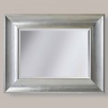 Specchiera da parete oro,argento in legno di ayous made Italy Silvio