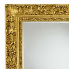 Specchiera da parete rettangolare con decorazioni floreali Agasse Viadurini