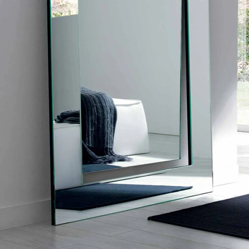 Specchiera da Terra Rettangolare di Design Moderno Made in Italy - Salamina  Viadurini