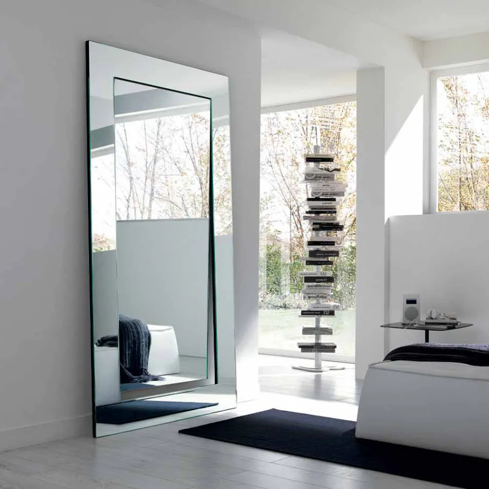 Specchiera da Terra Rettangolare di Design Moderno Made in Italy - Salamina  Viadurini