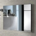 Specchiera Filo Lucido con Cornice Rivestita Made in Italy - Want
