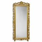 Specchiera parete legno abete a mano oro,argento in Italia Francesco Viadurini