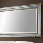 Specchiera parete prodotta a mano legno realizzata in Italia Cristian Viadurini