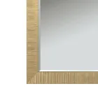 Specchiera Rettangolare con Specchio Molato Made in Italy - Bacco Viadurini