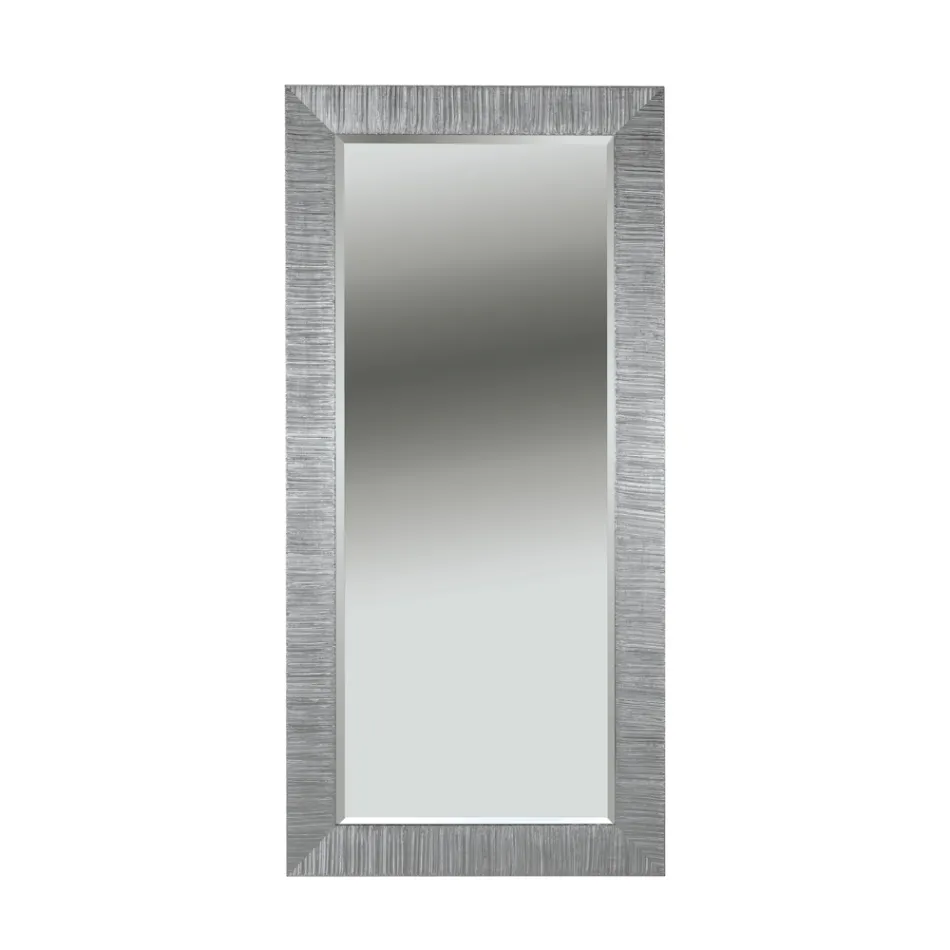 Specchiera Rettangolare con Specchio Molato Made in Italy - Bacco Viadurini