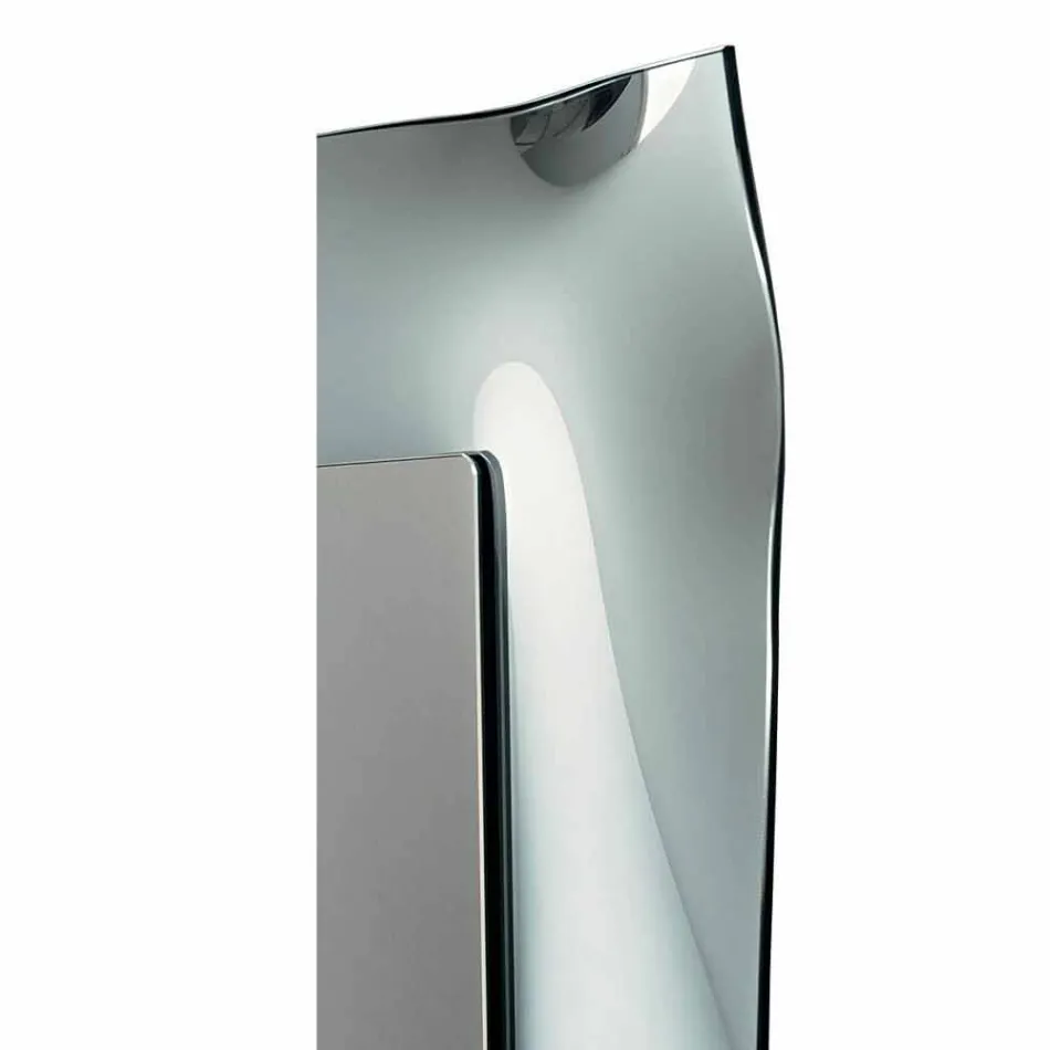 Specchiera Rettangolare di Design con Cornice in Vetro Made in Italy - Eclisse Viadurini