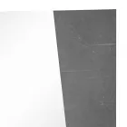 Specchio a Muro con Legno Bianco Lucido Ardesia Design Italiano - Joris Viadurini