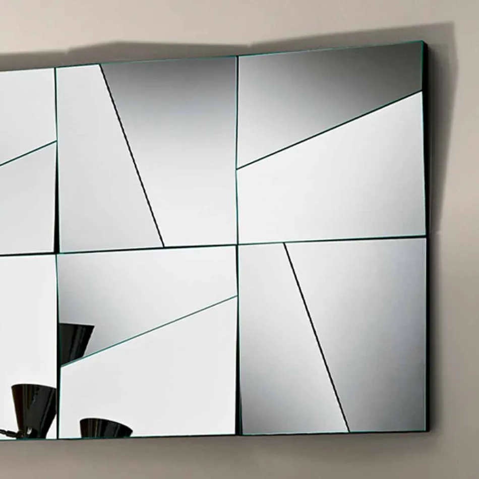 Specchio a Muro Modulare con Specchi Concavi e Convessi Made in Italy – Allergia Viadurini