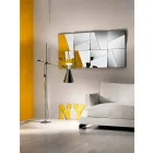 Specchio a Muro Modulare con Specchi Concavi e Convessi Made in Italy – Allergia Viadurini