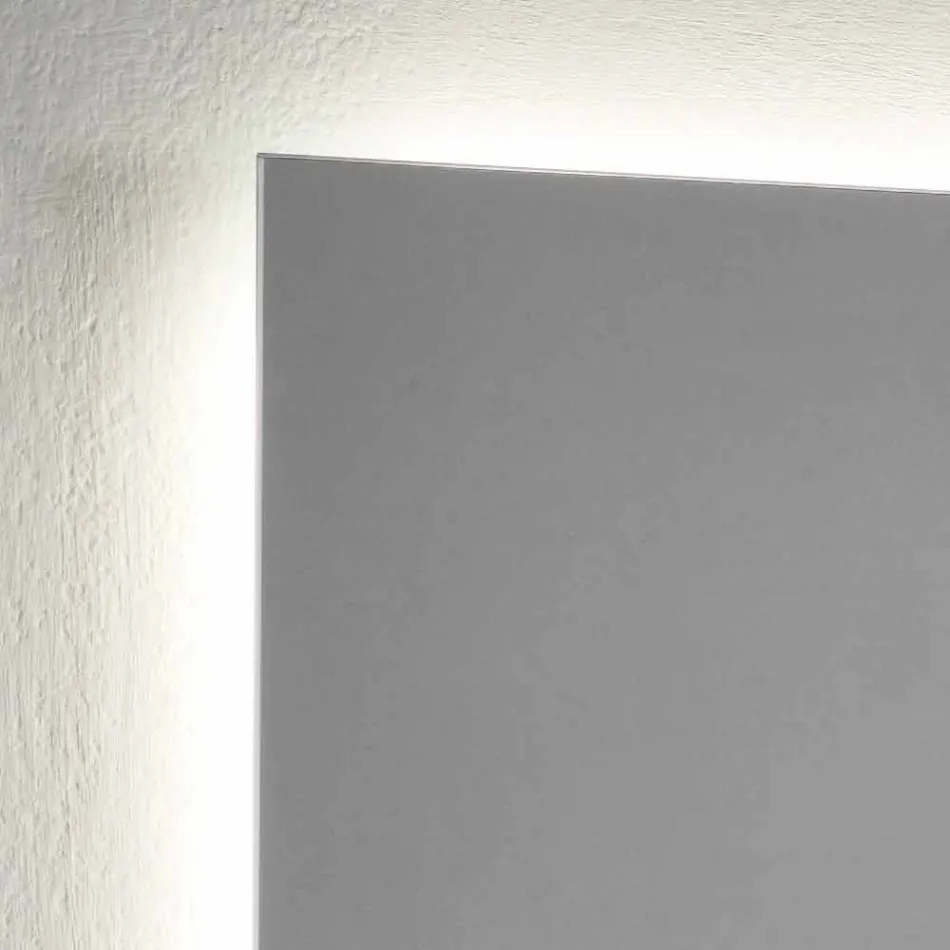 Specchio da Muro con Retroilluminazione LED sui 4 Lati Made in Italy - Romio Viadurini