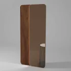 Specchio da Parete con Inserto in Legno o Ceramica Made in Italy - Montecarlo Viadurini